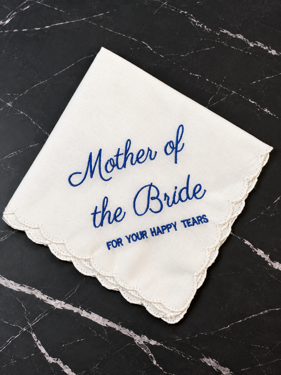 Mother of the Bride Wedding Handkerchief
